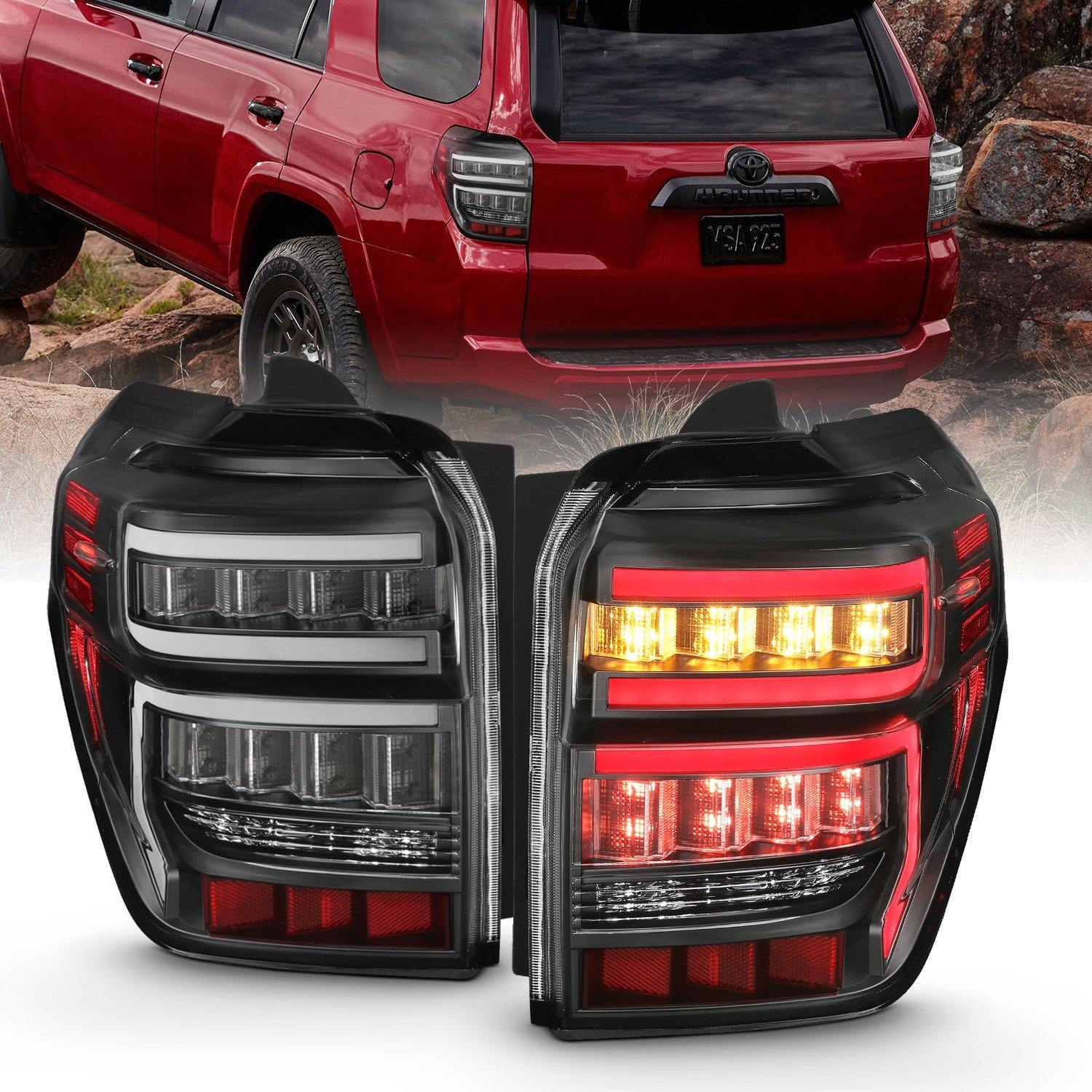 Custom Rear LED Tail Light Black Housing - 2014+ Toyota 4Runner - Yota Nation