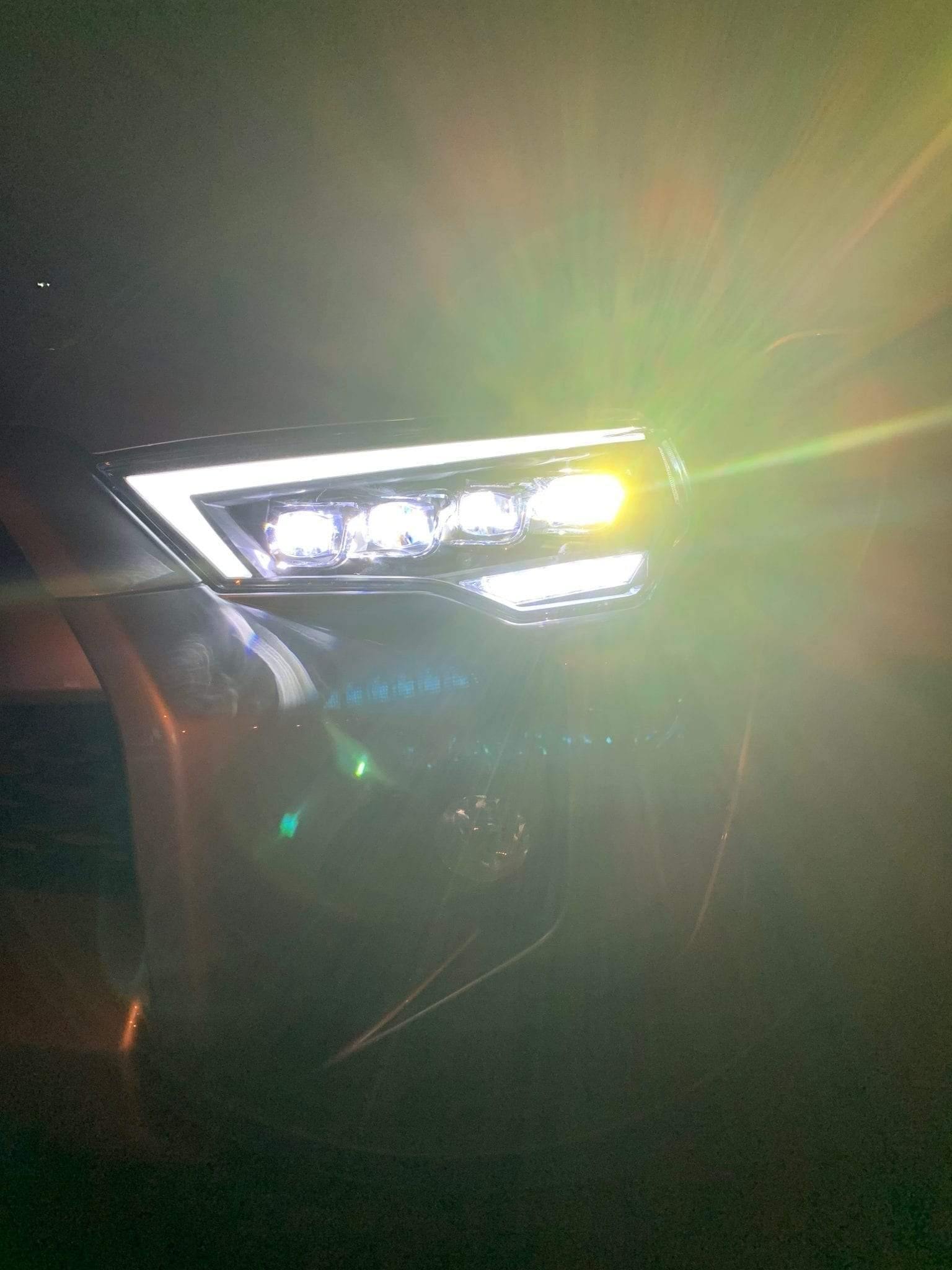 AlphaRex NOVA-Series LED Projector Headlights Alpha-Black 2014+ Toyota 4Runner - Yota Nation