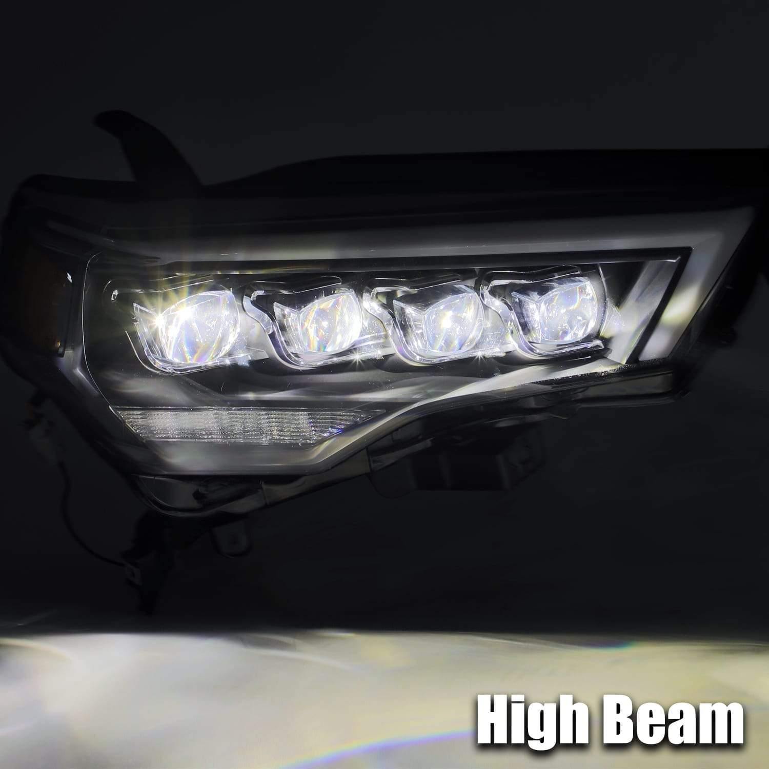 AlphaRex NOVA-Series LED Projector Headlights Black 2014+ Toyota 4Runner - Yota Nation