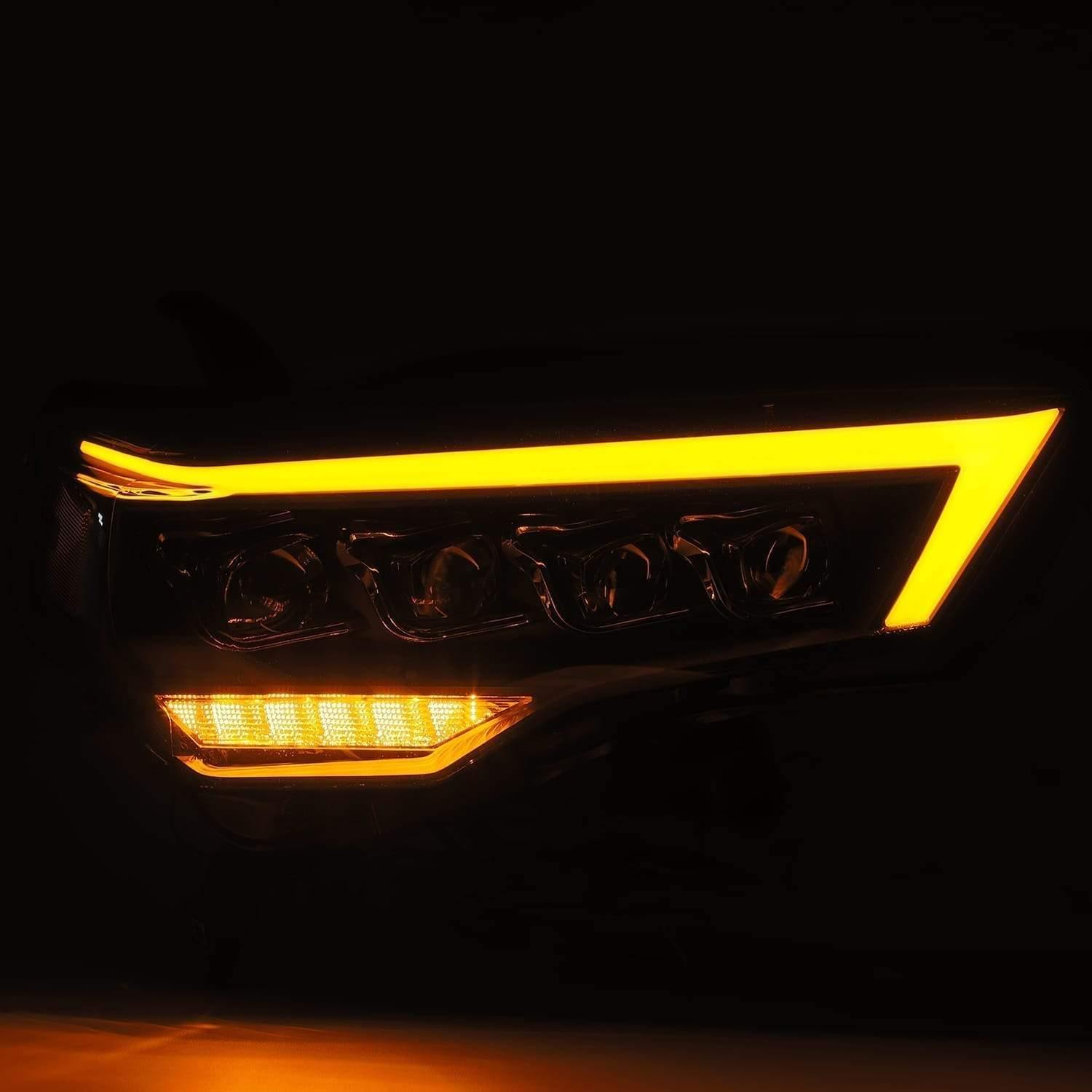 AlphaRex NOVA-Series LED Projector Headlights Alpha-Black 2014+ Toyota 4Runner - Yota Nation