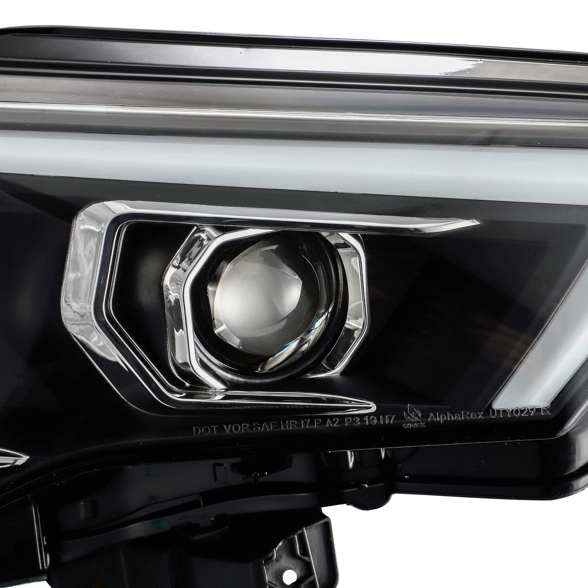 AlphaRex PRO-Series Projector Headlights Black 2014+ Toyota 4Runner - Yota Nation