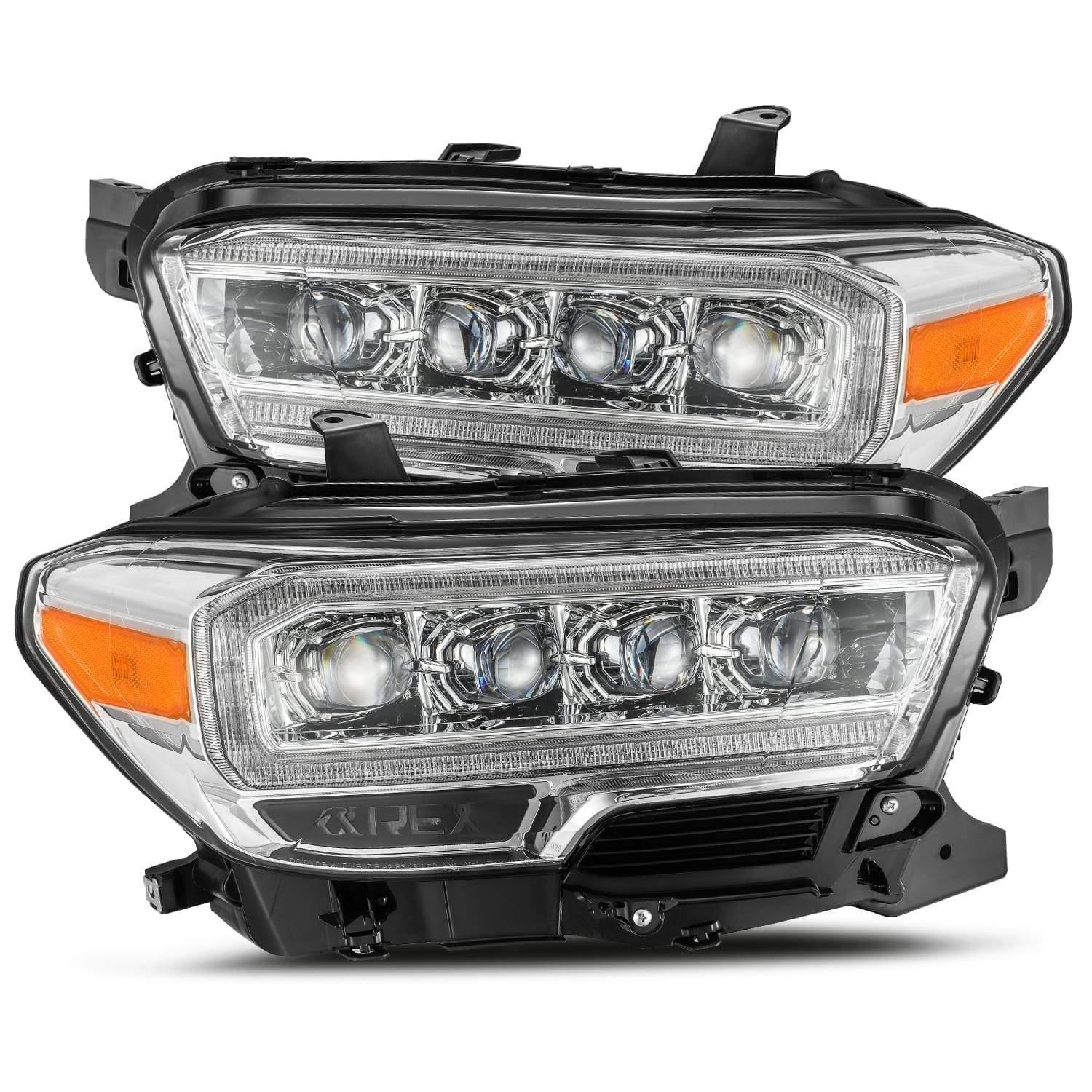 AlphaRex NOVA-Series LED Projector Headlights Chrome 2016+ Toyota Tacoma - Yota Nation