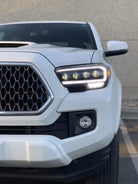 AlphaRex NOVA-Series LED Projector Headlights Chrome 2016+ Toyota Tacoma - Yota Nation