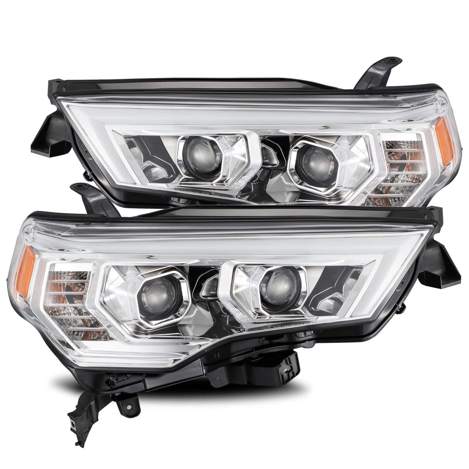 AlphaRex LUXX-Series LED Projector Headlights Chrome 2014+ Toyota 4Runner - Yota Nation